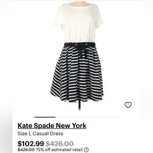 Kate Spade New York casual striped dress